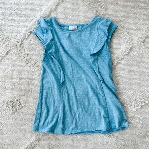 Matilda Jane Blue Ruffle Tank - Girls 14